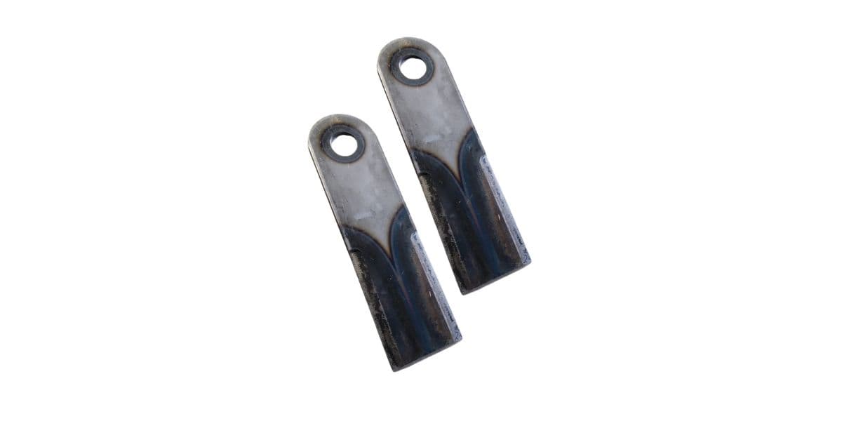Facas do picador para colheitadeira BT Parts, componente responsável pela trituração da palha no plantio direto.
